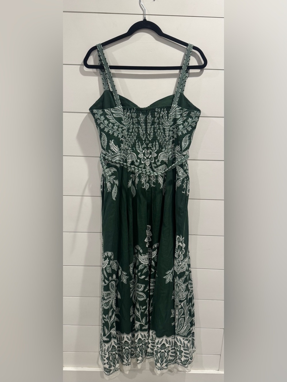NWOT Farm Rio green Miranda buckles maxi dress - Picture 10 of 10